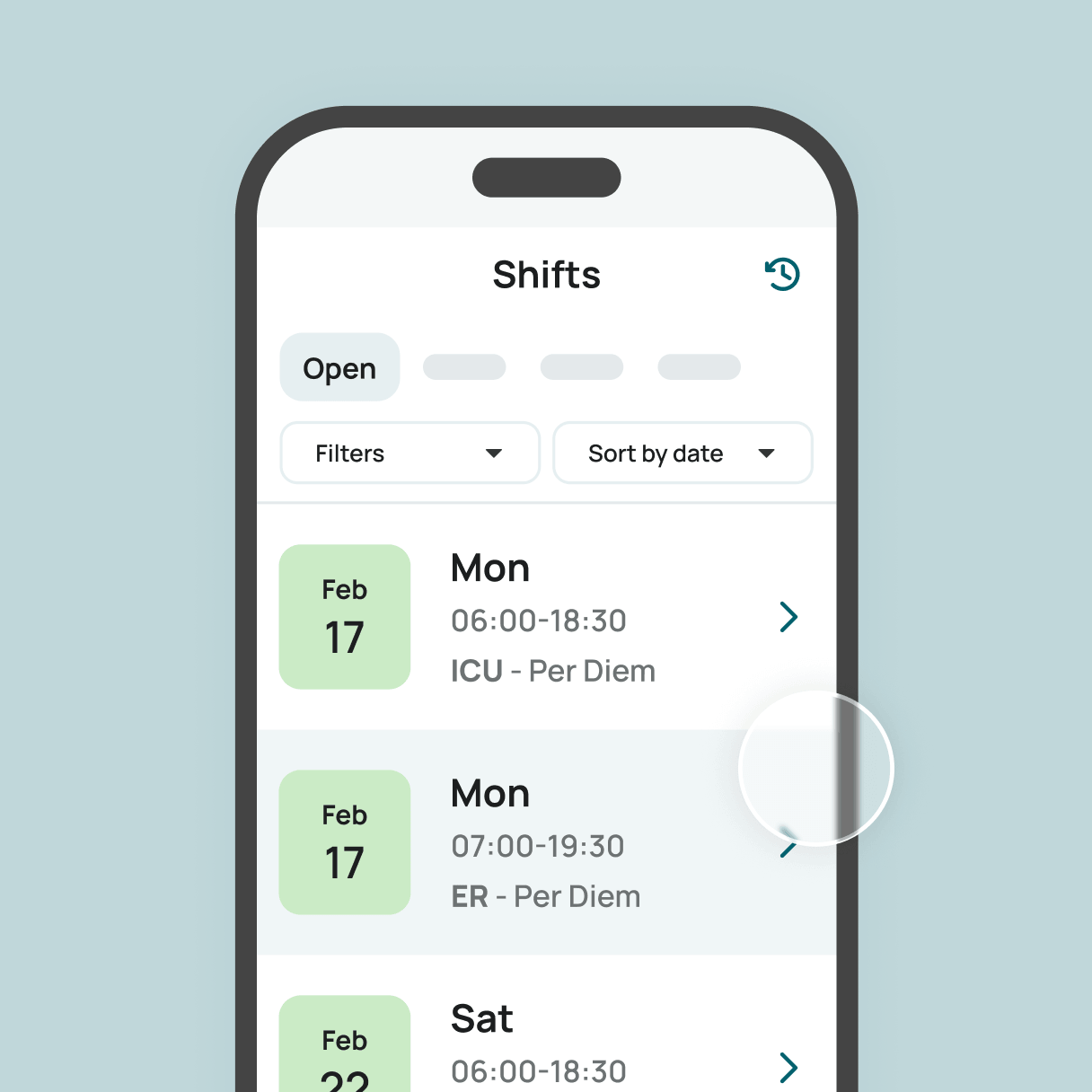 Shift resource fullfillment